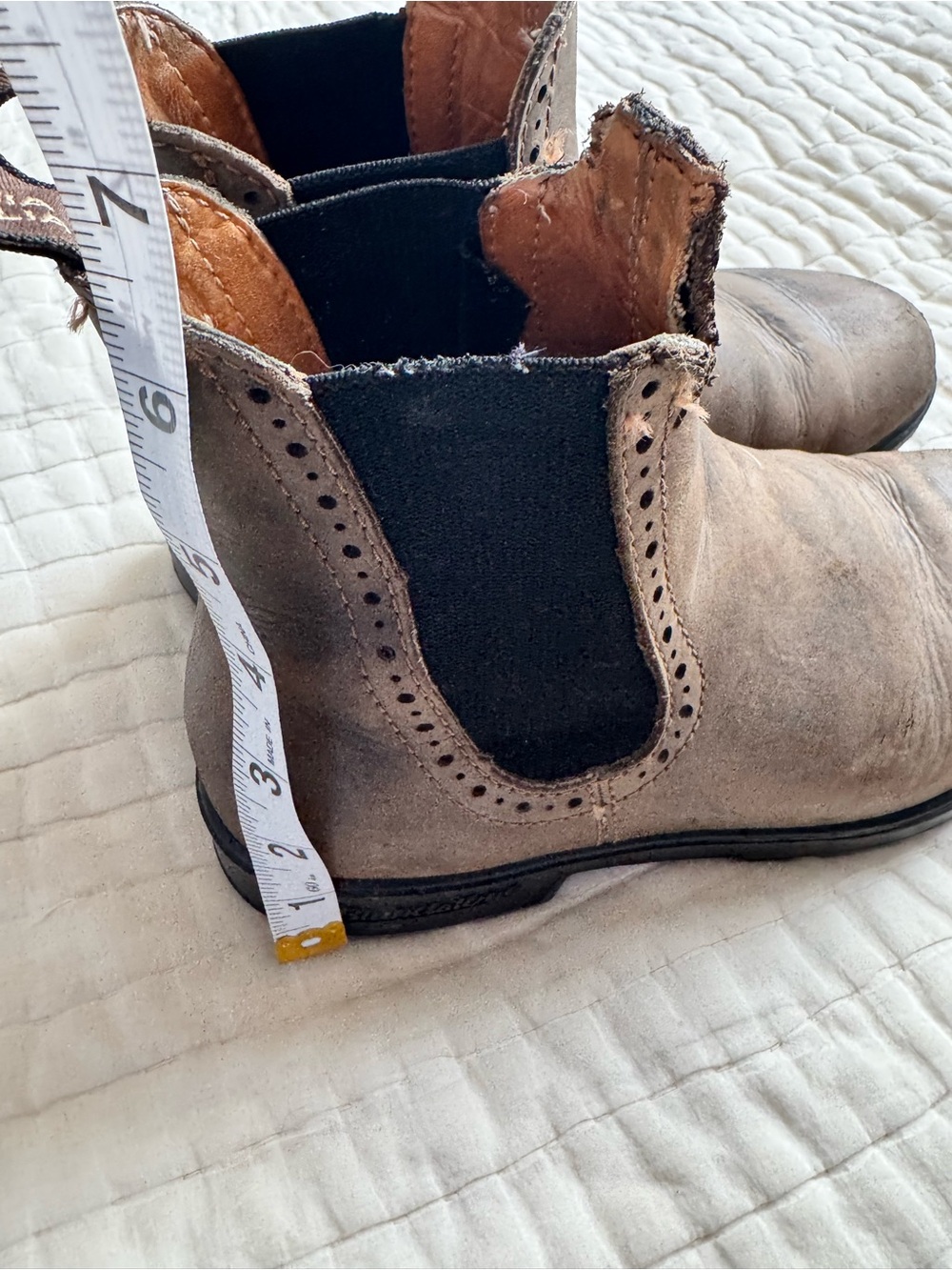 Blundstone Boots 1351 Originals Rustic Brown Women’s Sz 5 Au/8 Us no front pulls - Picture 9 of 11
